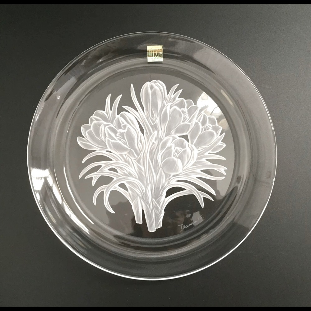 Hoya Crystal Crocuses Youthful Gladness Plate.
